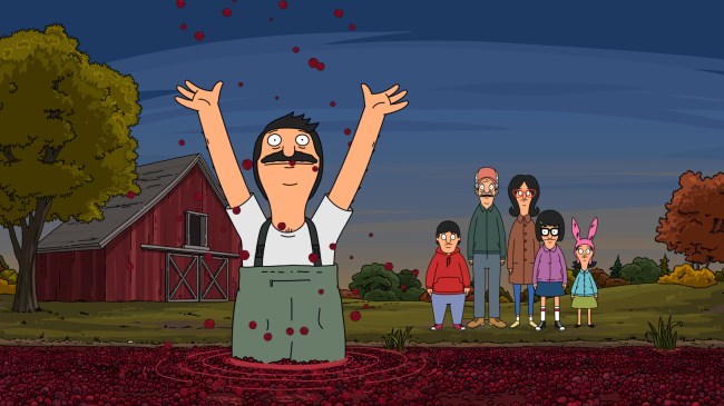BOB'S BURGERS, left: Bob Belcher (voiced by H. Jon Benjamin), 'I Bob Your Pardon', (Season 9, ep. 907, aired Nov. 18, 2017).