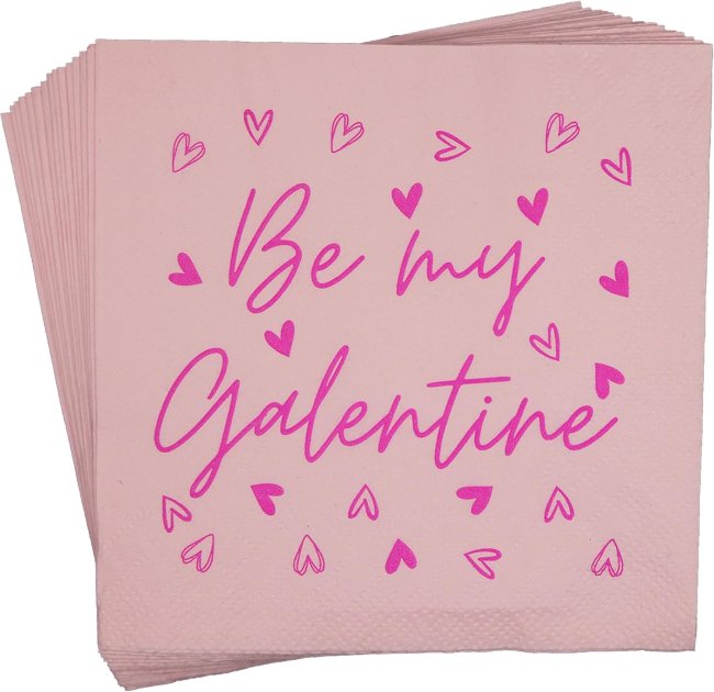 Be My Galentine Napkins