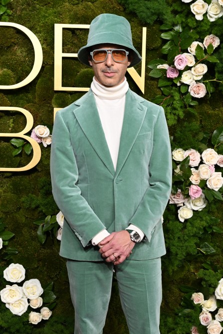Jeremy Strong during the 82nd Annual Golden Globes held at The Beverly Hilton on January 05, 2025 in Beverly Hills, California.
