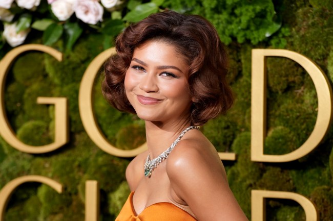 zendaya at the 2025 golden globes
