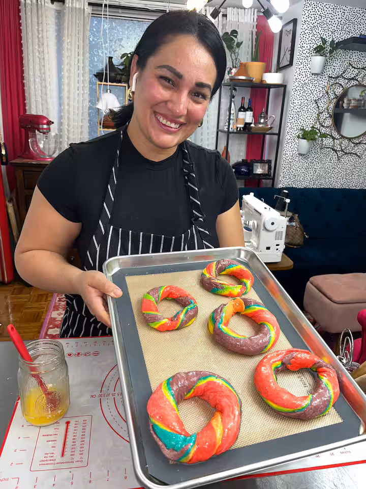 Rainbow Bagel or New Style Bagel Choice Making Class