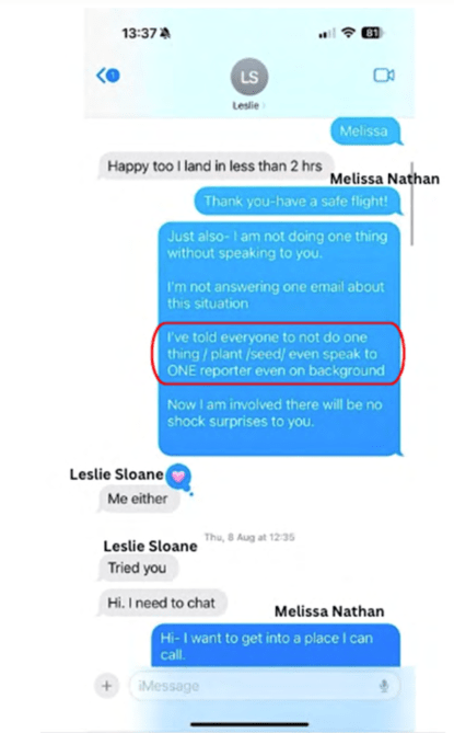 Justin Baldoni texts