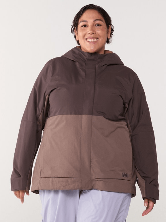 REI Co-op Powderbound Insulated Jacket in raisin colorway