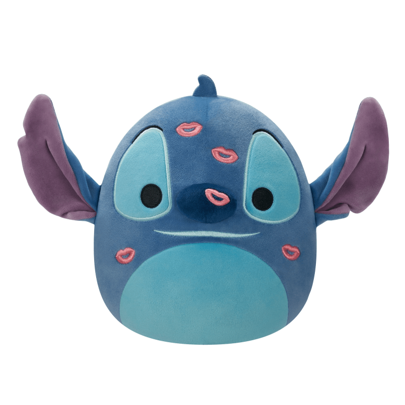 Squishmallows Original 8 inch Disney Valentine’s Day Stitch with Kisses