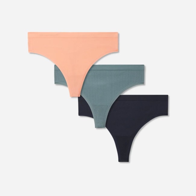 Bombas Women's Seamless Thong 3-Pack