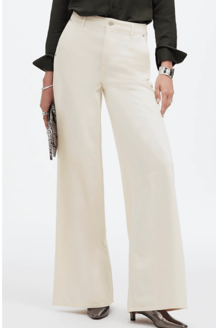 Madewell Sweep Wide Leg Jeans