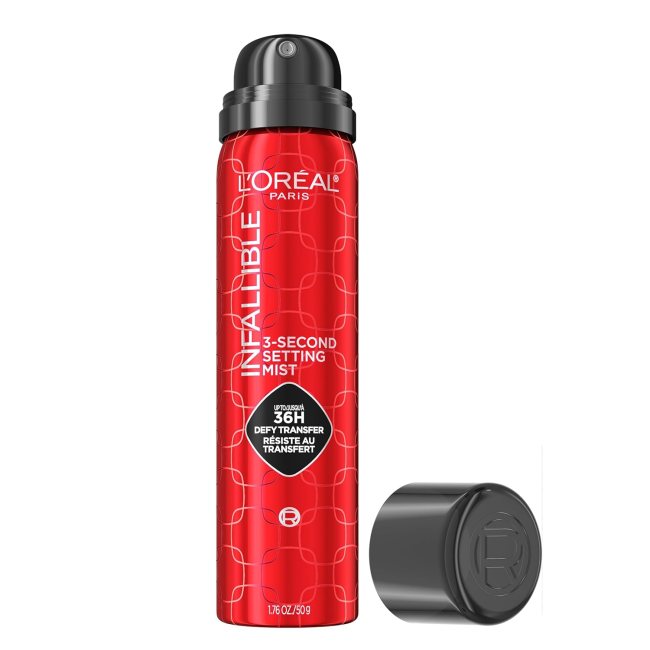 L’Oréal Paris Infallible 3-Second Setting Spray Mist.