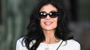 Kylie Jenner attends the Chanel Haute Couture Spring-Summer 2025 show as part of Paris Fashion Week on January 28, 2025 in Paris, France.