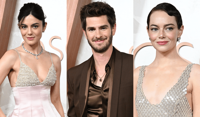 Monica Barbaro, Andrew Garfield, Emma Stone Oscars 2025