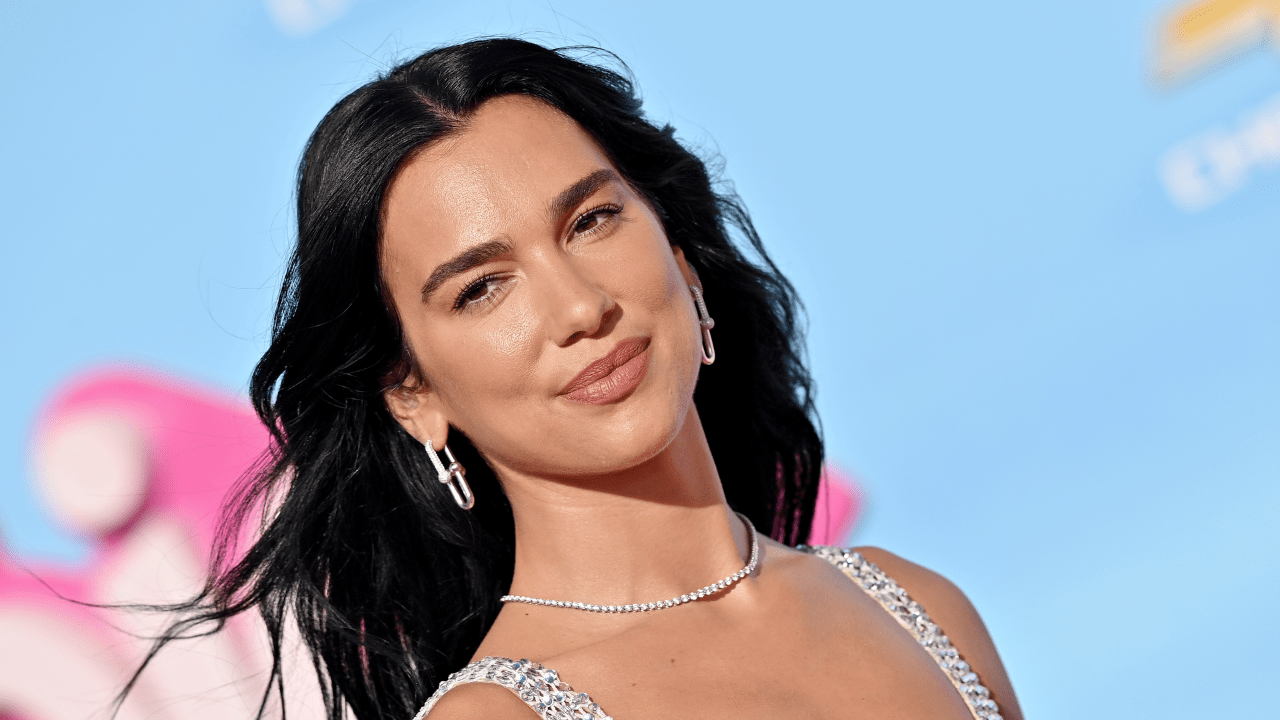 Dua Lipa attends the World Premiere of "Barbie" at Shrine Auditorium and Expo Hall on July 09, 2023 in Los Angeles, California.
