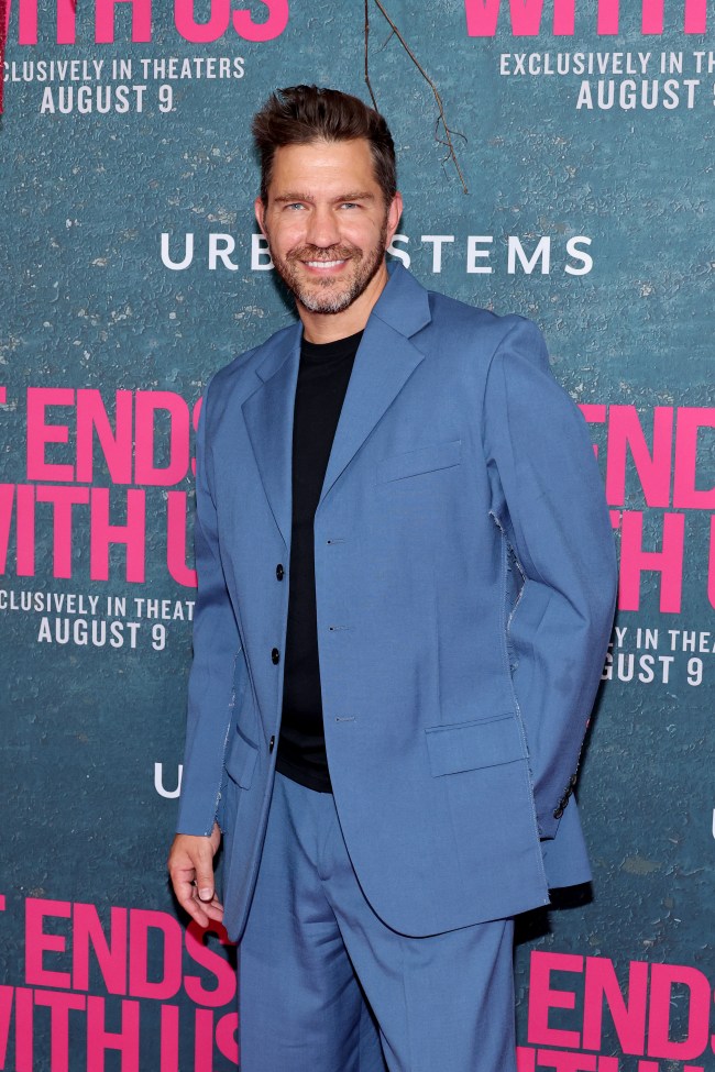 NEW YORK, NEW YORK - AUGUST 06:  Andy Grammer attends the "It Ends With Us" New York Premiere at AMC Lincoln Square Theater on August 06, 2024 in New York City.