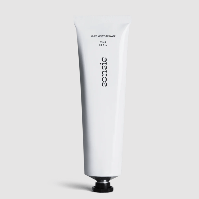 Sonsie Multi Moisture Mask in a white tube.