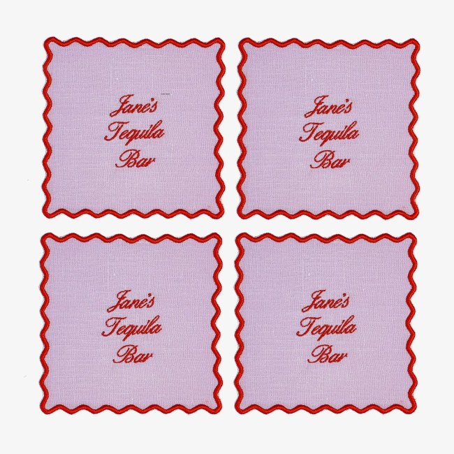 House of Gleason Custom Cocktail Napkins