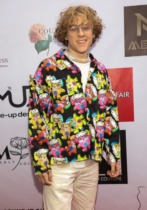 Social Media Personality / Singer Lev Cameron attends the LAFW Lumiere Runway Fashion Show on October 15, 2022 in Hollywood, California.