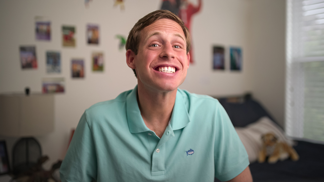 Love on the Spectrum. Tanner in episode 301 of Love on the Spectrum.