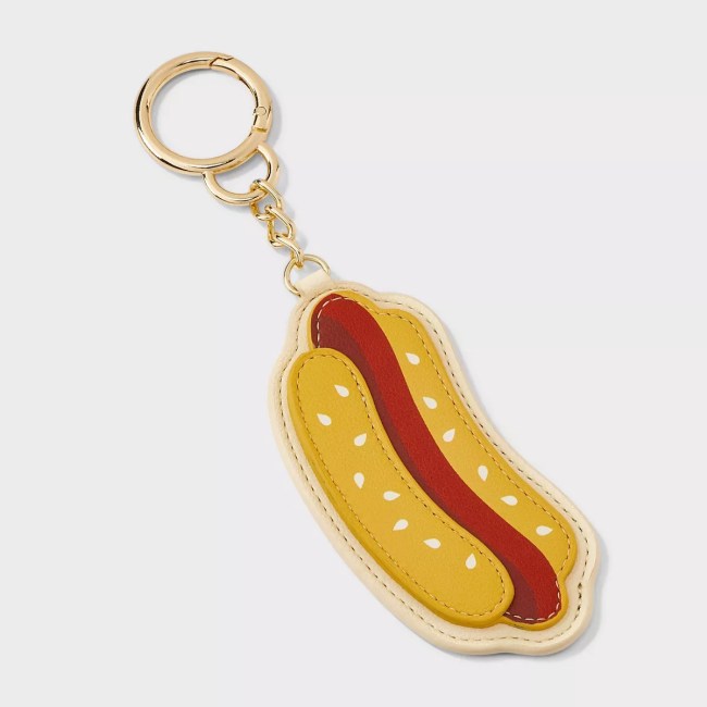 Universal Thread Hot Dog Clip On Handbag Charm