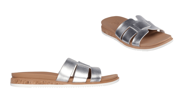 Skechers BOBS Desert Kiss Low - Peak Look in silver