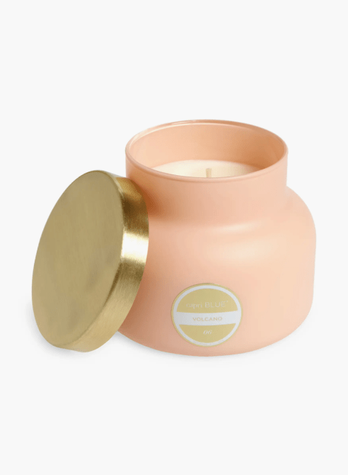 Capri Blue Volcano Matte Peach Signature Jar Candle