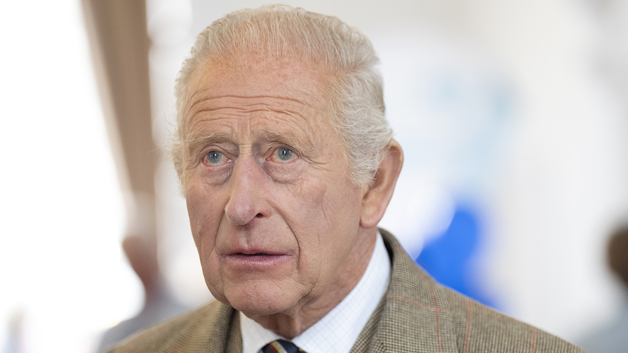 CAMPBELTOWN, SCOTLAND - JULY 03: King Charles III during a reception at Campbeltown Town Hall, to join a community reception before meeting members of the public in Campbeltown Main Street as part of his trip to Scotland for Holyrood Week, on July 3, 2025 in Campbeltown, Scotland. King Charles III and Queen Camilla are visiting Scotland with members of the Royal Family for a Royal Week until Friday, July 04.