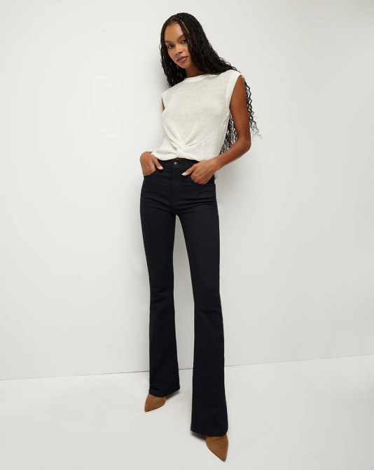Veronica Beard Beverly Skinny-Flare Jeans