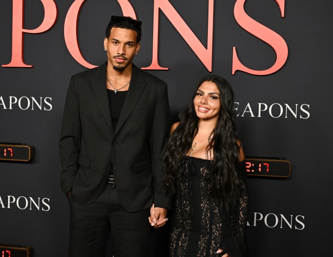 This image has an empty alt attribute; its file name is huda-louis-red-carpet.jpg
Huda Mustafa (R), Guest at the "Weapons" World Premiere held at The United Theater on Broadway on July 31, 2025 in Los Angeles, California.