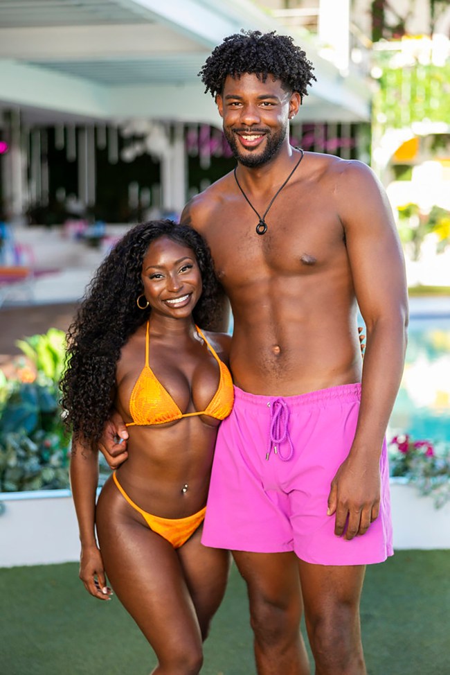 Kay Kay and Chris from Love Island Games Season 2