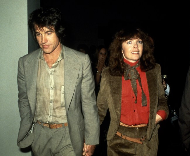 NEW YORK, NY - CIRCA 1978: Warren Beatty and Diane Keaton circa 1978 in New York City.