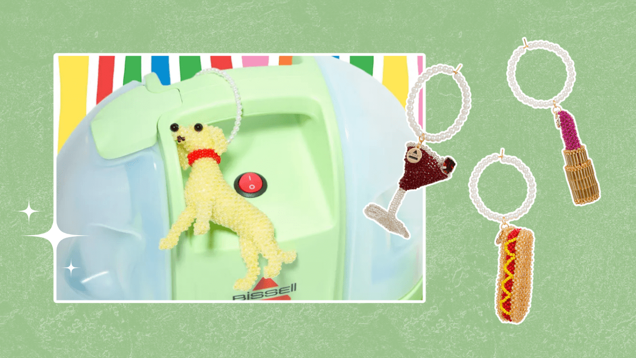 Bissell x Susan Alexandra Bag Charms for the Little Green Machine