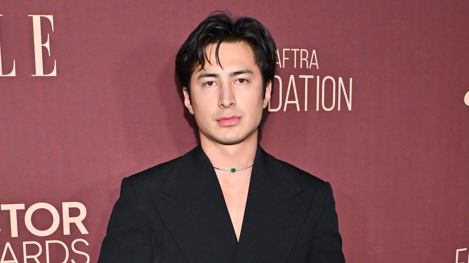 Hudson Williams at The Actors Night hosted by The Actor Awards & ELLE held at Chateau Marmont on December 11, 2025 in Los Angeles, California.