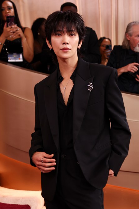 Joshua Hong at the 83rd Annual Golden Globes held at The Beverly Hilton on January 11, 2026 in Beverly Hills, California.
