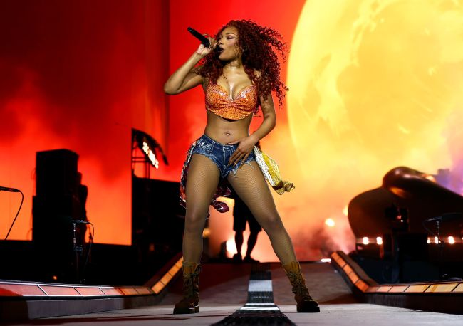 INDIO, CALIFORNIA - APRIL 20: (FOR EDITORIAL USE ONLY) (EXCLUSIVE ACCESS) Megan Thee Stallion performs at Coachella Stage during the 2025 Coachella Valley Music and Arts Festival on April 20, 2025 in Indio, California. (Photo by Arturo Holmes/Getty Images for Coachella)