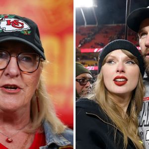Donna Kelce, Taylor Swift and Travis Kelce