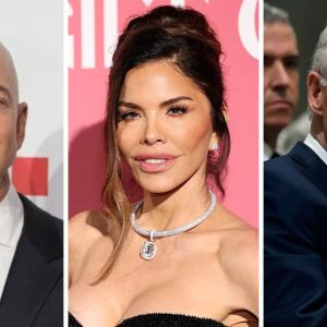 Jeff Bezos, Lauren Sanchez, Bill Clinton