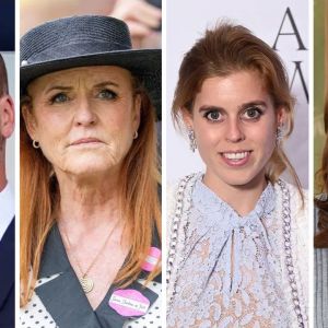 William, Fergie, Beatrice and Eugenie